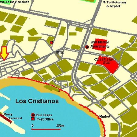 Ocean View Over Los Cristianos, Playa Las Vistas, Wifi Los Cristianos  Εξωτερικό φωτογραφία